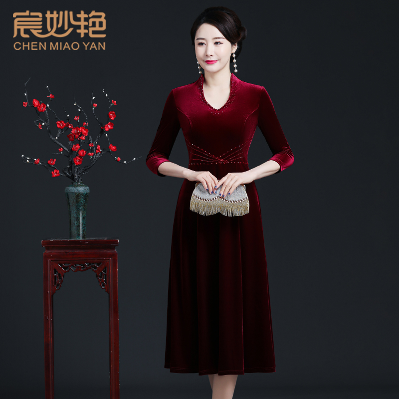 69267喜妈妈秋季连衣裙